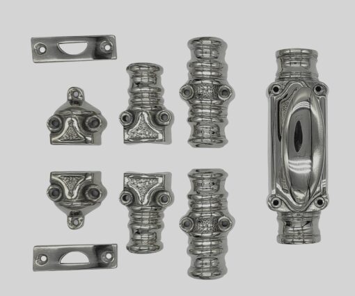 classic espagnolette bolt / cremone bolt 9 feet satin nickel