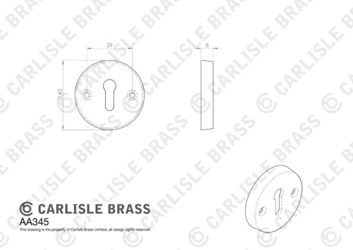 Standard Profile Escutcheon - Image 2