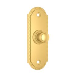 Beaded Bell Push - Shaped -76X37Mm