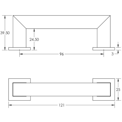 Burlington Trafalgar Square Cabinet Handles