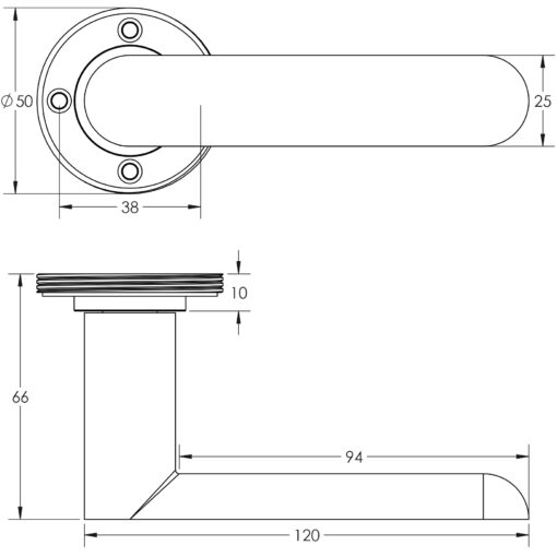 Burlington Kensington Door Handles