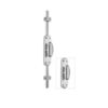 Oval Knob Locking Espagnolette Bolt Or Cremone Bolt - Eb100Pb - Upto 9'