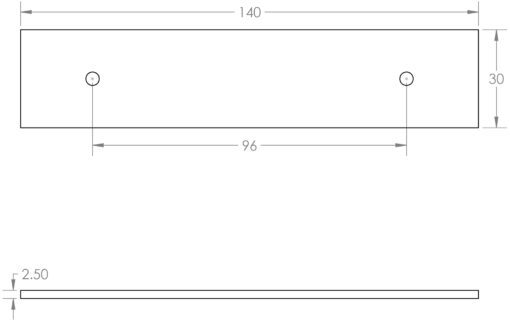 Hoxton Fanshaw Backplates for Cabinet Handles - Image 2