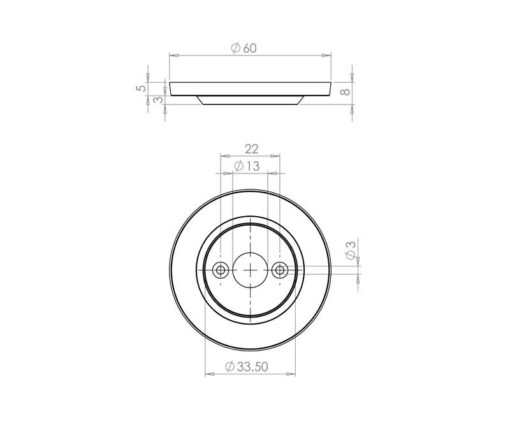 Replacement Roses for Porcelain Door Knobs