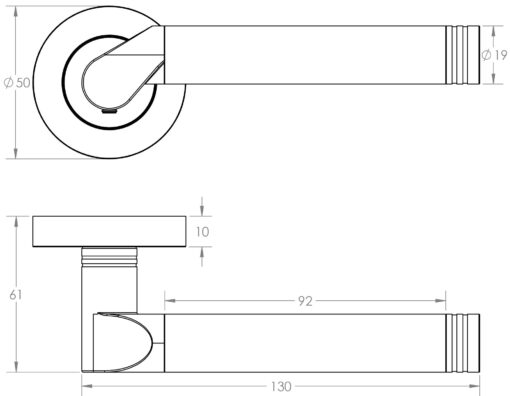Jedo Dual Range Octavia Door Handles