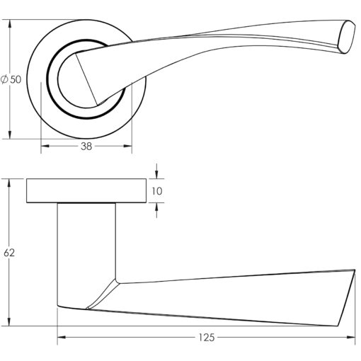 Jedo Comet Door Handles