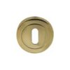 Round Std-Escutcheons In Polished Brass
