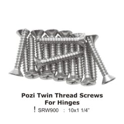 Pozi Twin Thread Screws For Hinges -10x1 1/4" (100)
