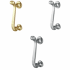 Scroll Door Knocker – 150mm – Satin Chrome Finish
