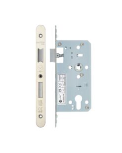 2 Piece - DIN euro sashlock - 72mm c/c - backset 55mm - radius