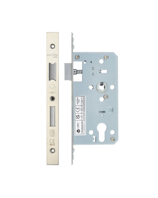 2 Piece - DIN euro sashlock - 72mm c/c - backset 55mm
