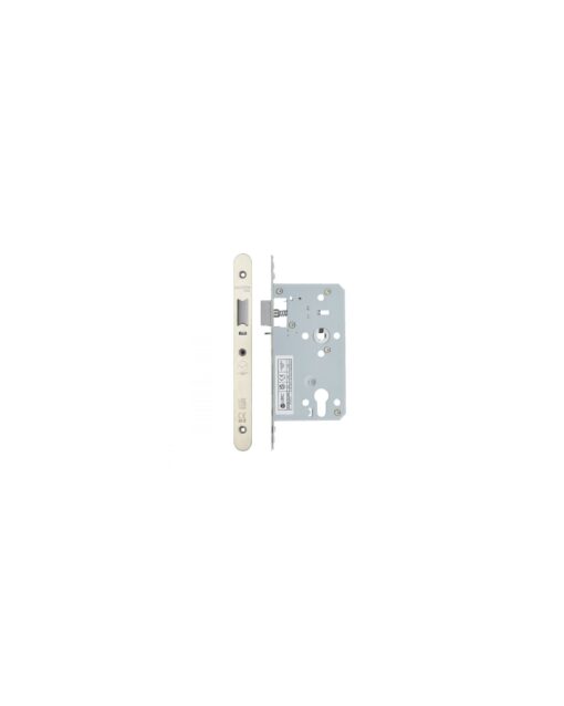 2 Piece - DIN night latch - 72mm c/c - backset 60mm - radius