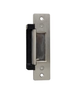 ANSI Unmonitored electric strike, 12/24vdc selectable, fail safe/secure selectable, includes short and long face plates