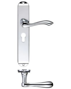 Arundel Lever Euro Lock (47.5mm c/c) Furniture - Long Plate 245 x 42mm