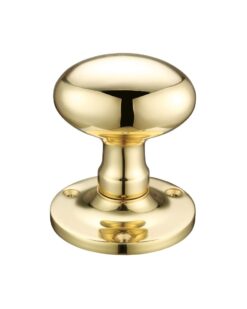 Oval Mortice Knob Furniture 62.5mm Rose dia.