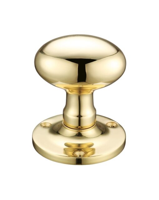 Oval Mortice Knob Furniture 62.5mm Rose dia.
