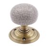 Ivory Crackle / Florentine Bronze