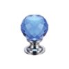 Glass Ball Cabinet Knob - Facetted 25mm