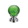 Polished Chrome / Green Glass
