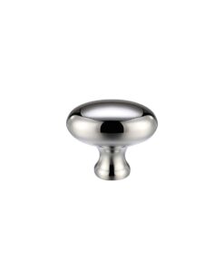 Oval Cupboard Knob 32mm dia