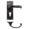 Traditional Lever on Euro Backplate - 6"