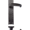 Traditional Lever on Latch Long Backplate - 10"