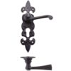 Lever on Fleur de Lys Euro Backplate