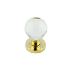 Jedo Plain Ball Glass Mortice Knob