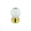 Jedo Faceted Glass Mortice Knob