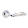Jedo Natural Fluted Glass Door Handles