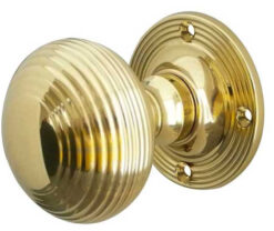 Jedo Reeded Mortice Door Knobs 53mm