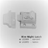 LS2004CP Rim Night Latch