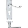 Project Victorian scroll lever on euro backplate -150mm x 40mm