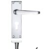 Project Victorian flat lever on euro backplate - 150 x 40mm