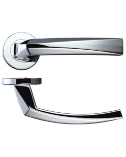 Hydra lever on round rose
