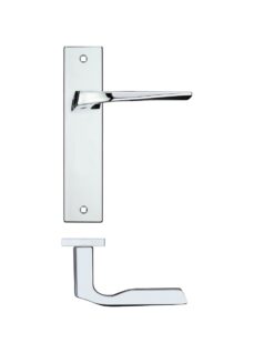 Lyra lever on latch backplate