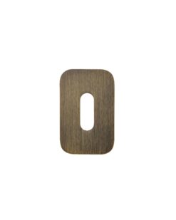 Standard Profile Escutcheon - Rosso Mini Squircle - 50 x 32 x 3