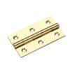 Solid drawn brass butt hinge - 64 x 35 x 2mm