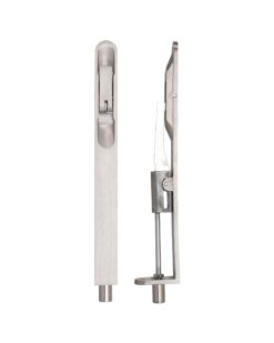 Lever action flush bolt - 20 x 200mm - radius