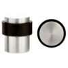 Door Stop Floor Mounted - Round Collared Flat Top 35mm dia