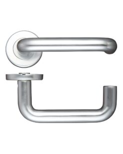19mm Return to Door Lever on Round Rose