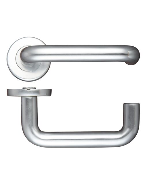19mm Return to Door Lever on Round Rose