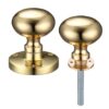 Zoo Mushroom Rim Knob 61.5mm Rose dia. 52mm dia knob