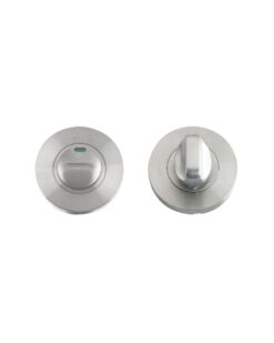 Turn and Release complete with escutcheon c/w Indicator and 5mm spindle - 52mm Rose - Grade 304
