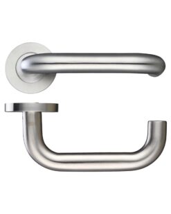 19mm Return to Door Lever on Round Rose - Grade 316
