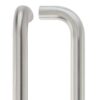 22mm D Pull Handle - 600mm Centers - Grade 201 - Bolt Through Fixings