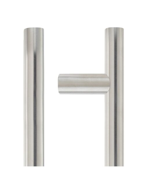 19mm Guardsman Pull Handle - 600mm - Grade 201 - Bolt Through Fixings