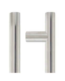 22mm Guardsman Pull Handle - 600mm - Grade 201 - Bolt Through Fixings