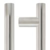 30mm Guardsman Pull Handle - 1800mm - Grade 201 - Bolt Through Fixings - 1600mm c/c