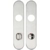 Radius Cover plate for 19 mm and 22mm RTD Lever on Backplate - Din Bathroom/78mm Centres